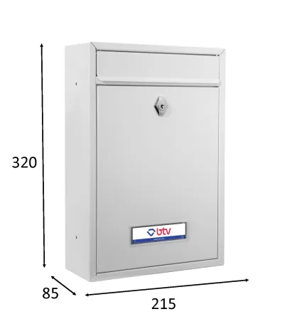 BUZON BERMEO BLANCO 320 x 215 x 85